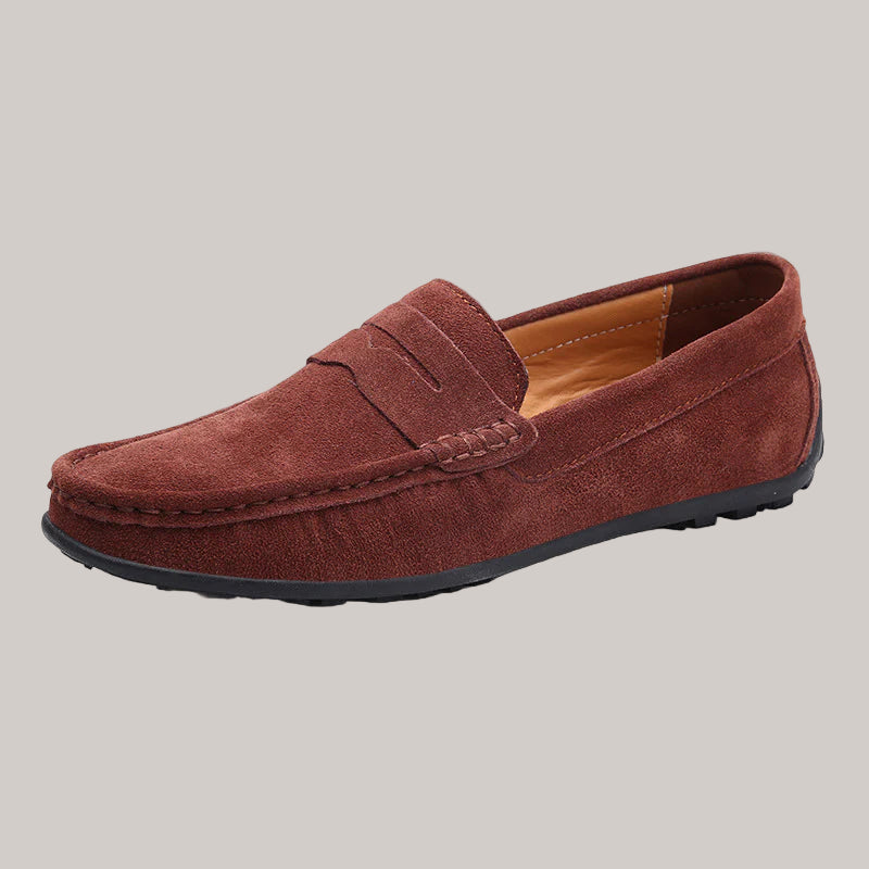 Suede Penny Loafers