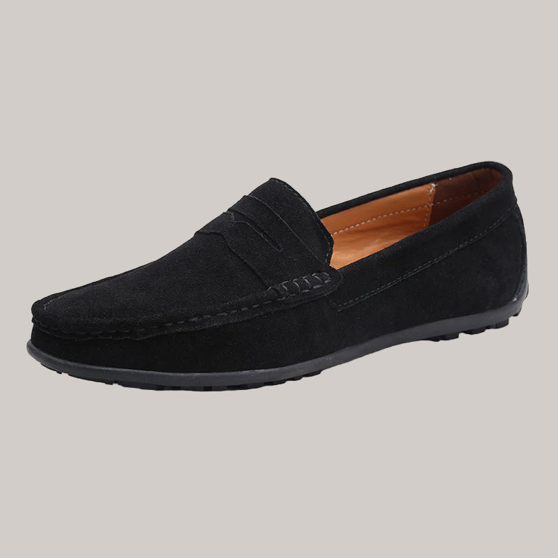 Suede Penny Loafers
