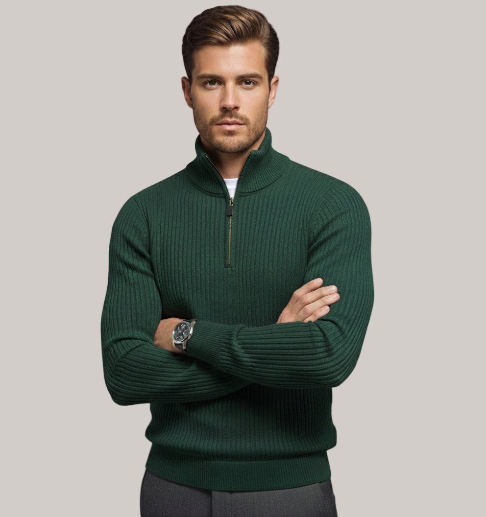 Cashmere Comfort Half Zip