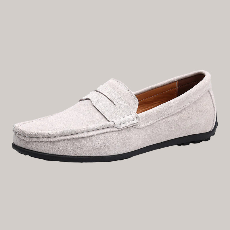 Suede Penny Loafers