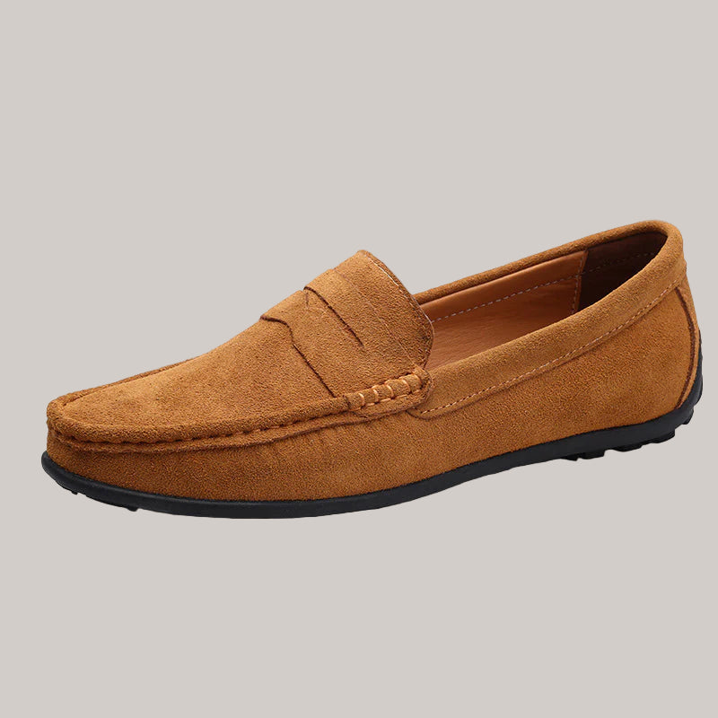 Suede Penny Loafers