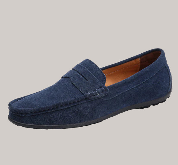 Suede Penny Loafers