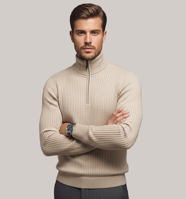 Cashmere Comfort Half Zip